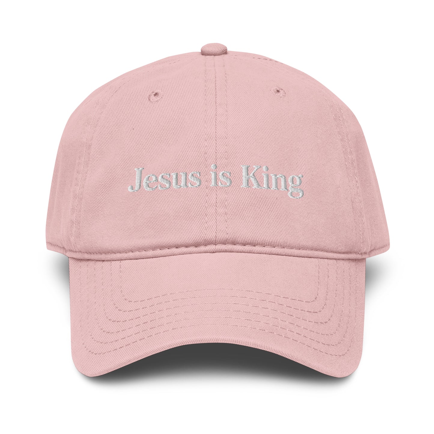jesus is king hat classic pink standard