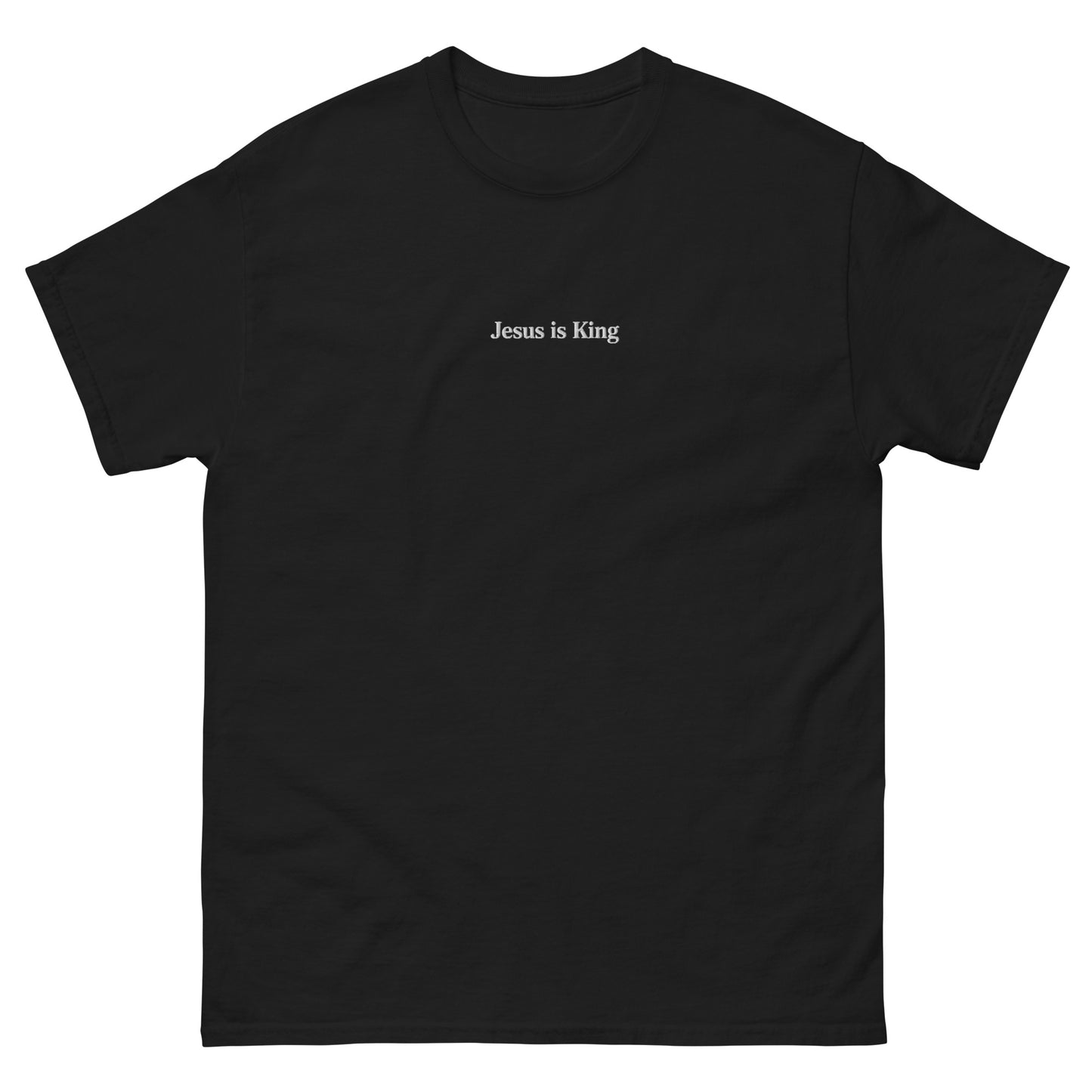 jesus is king t shirt black standard
