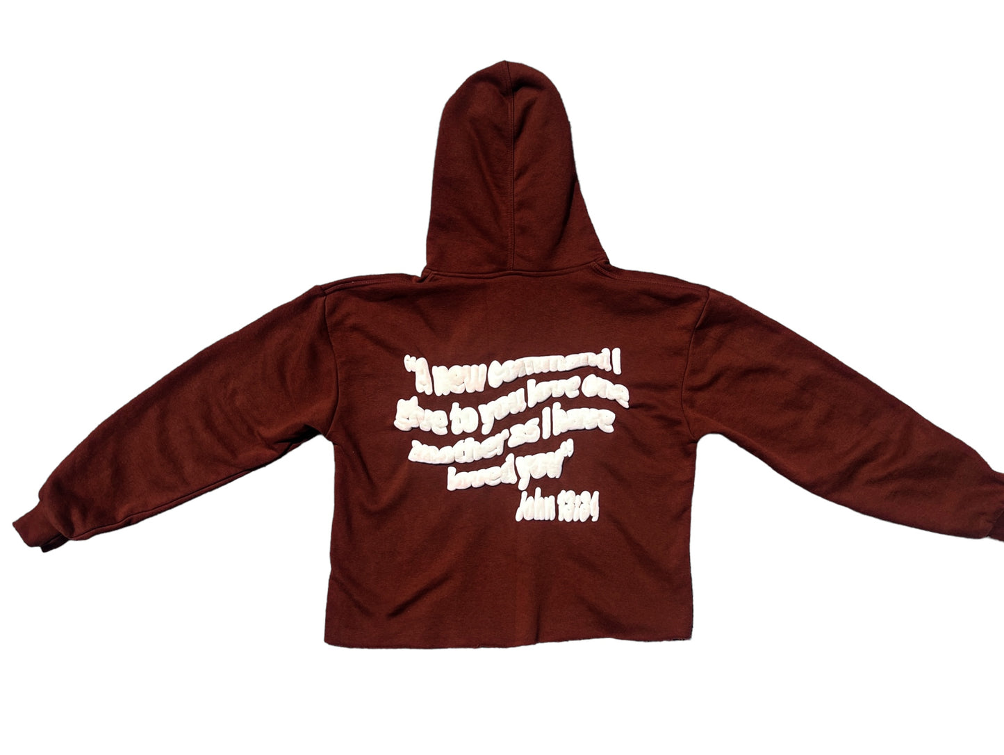 PRE-ORDER MOCA BROWN CROPPED HOODIE