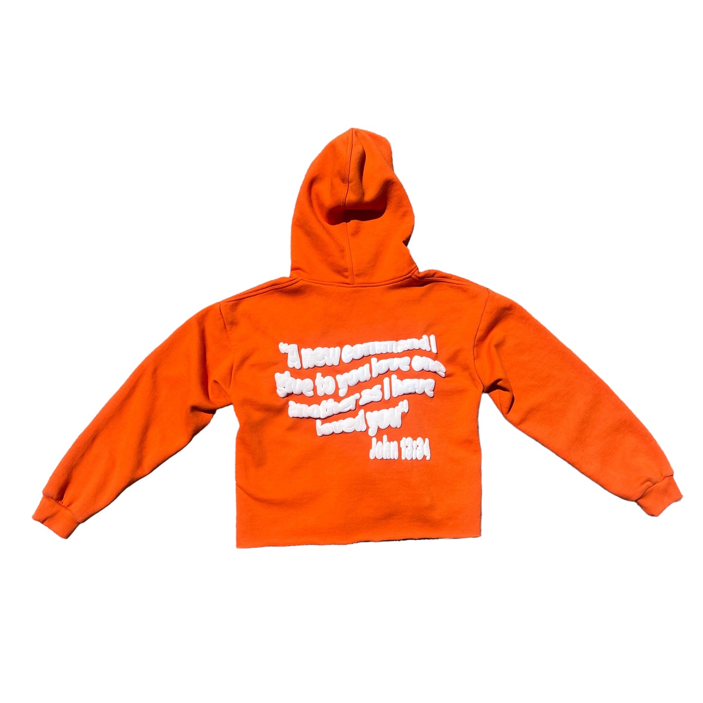 PRE-ORDER ORANGE CROPPED HOODIE