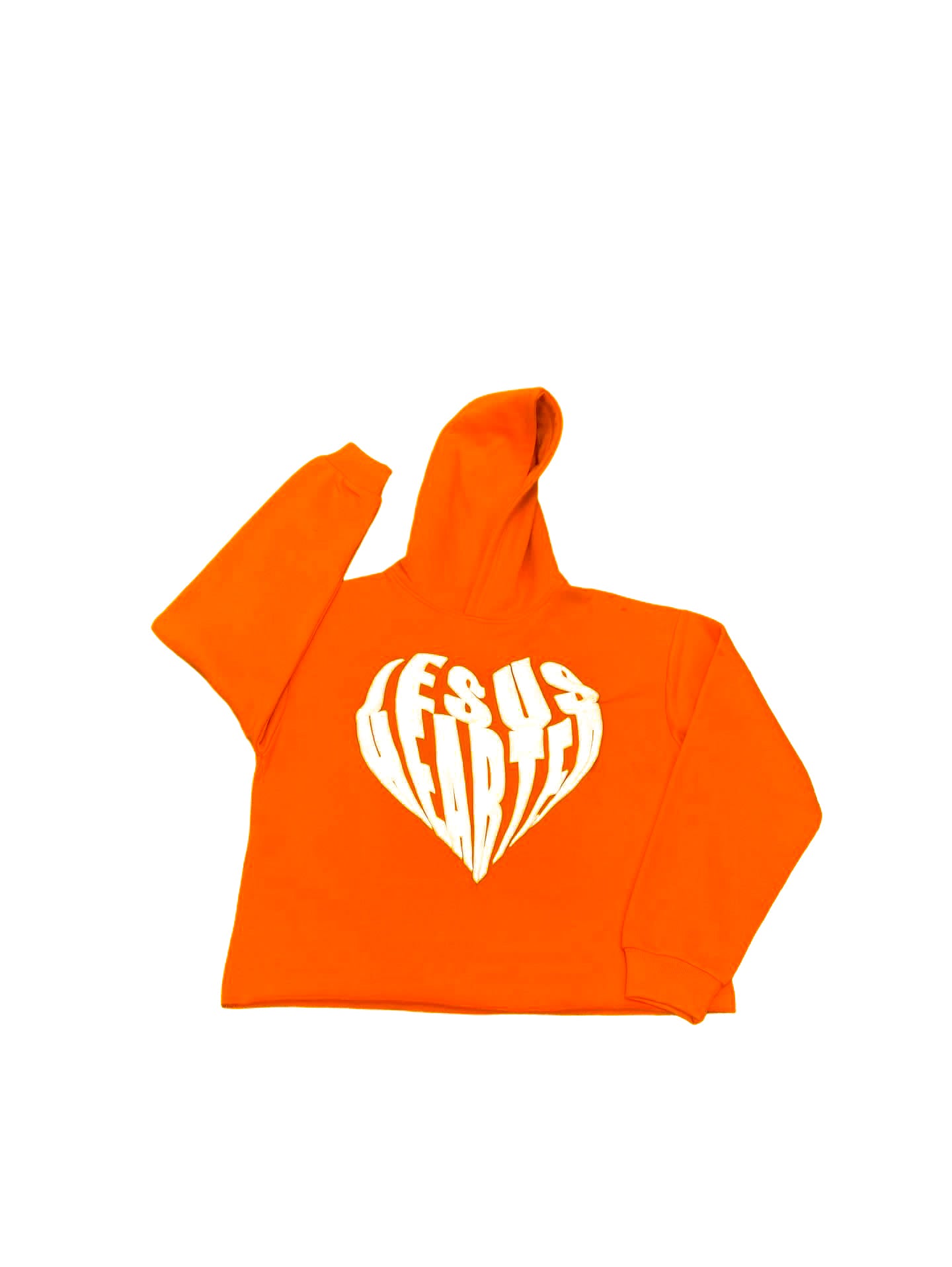 PRE-ORDER ORANGE CROPPED HOODIE