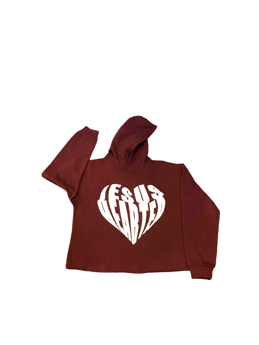 PRE-ORDER MOCA BROWN CROPPED HOODIE