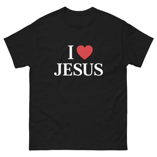 i love jesus t shirt black