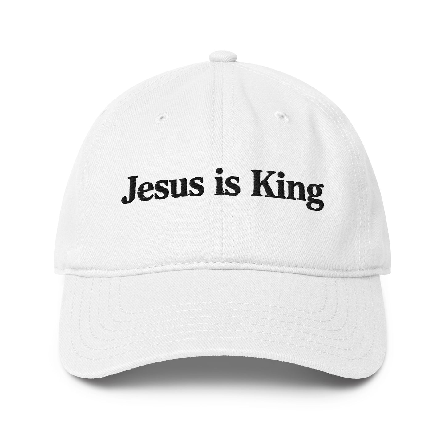jesus is king hat classic white standard