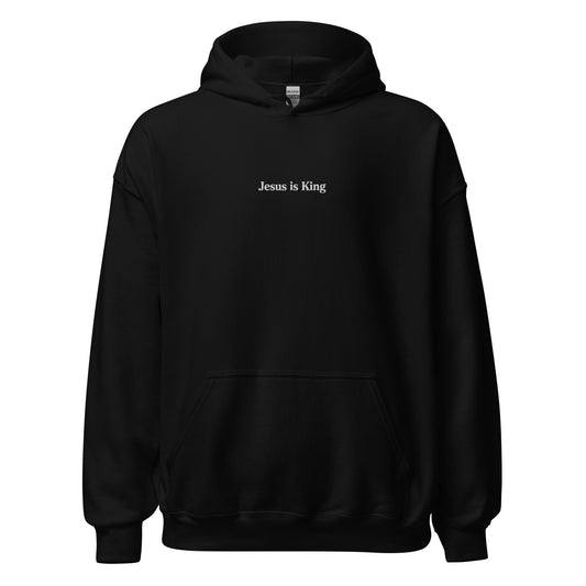 jesus is king hoodie black standard