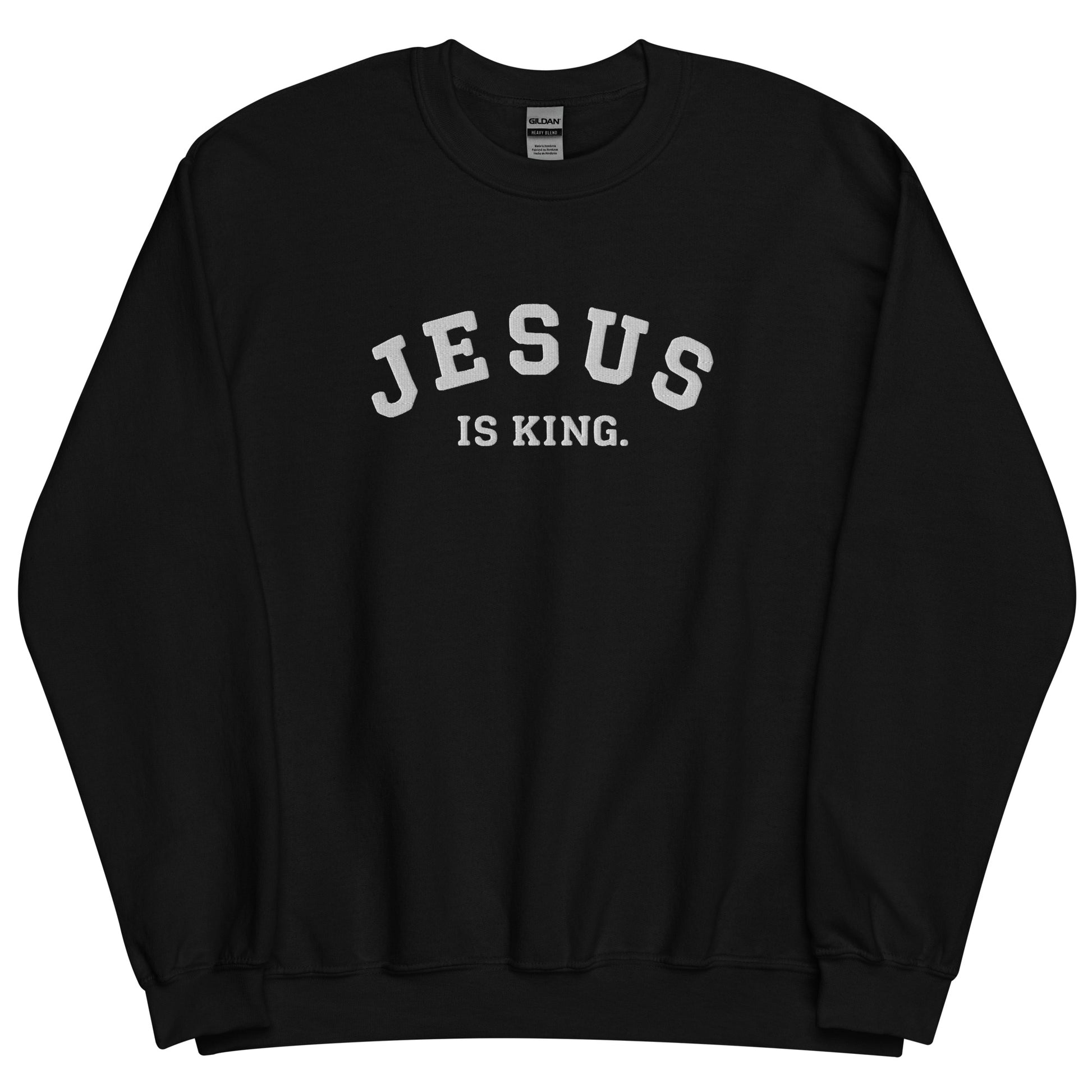 jesus is king sweatshirt black royal
