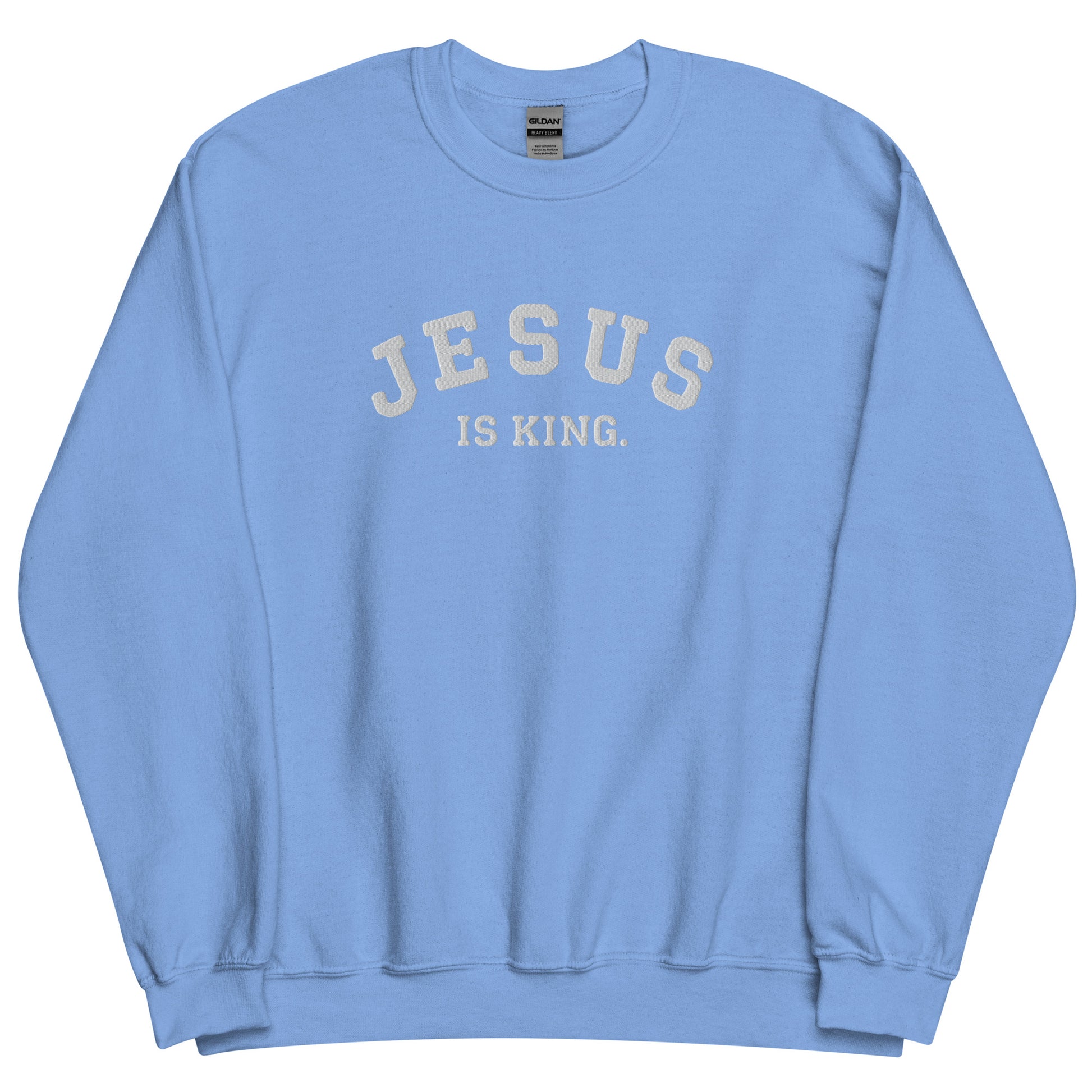 jesus is king sweatshirt blue royal